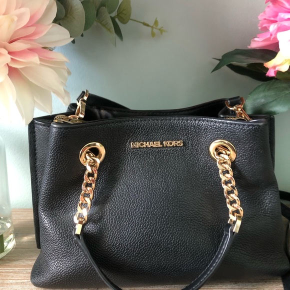 Michael Kors Teagen small blk messenger bag NWOT - Picture 3 of 13